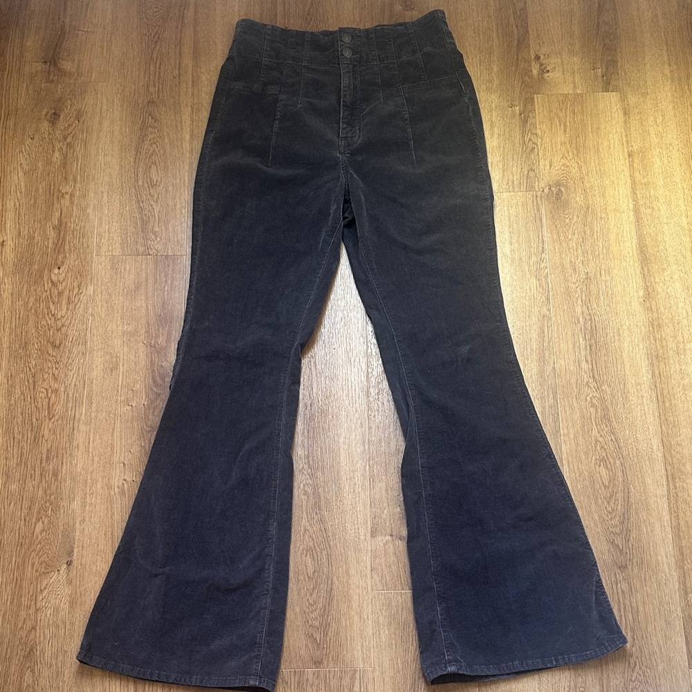 We The Free Jayde‎ Cord Flare Jeans In Brown